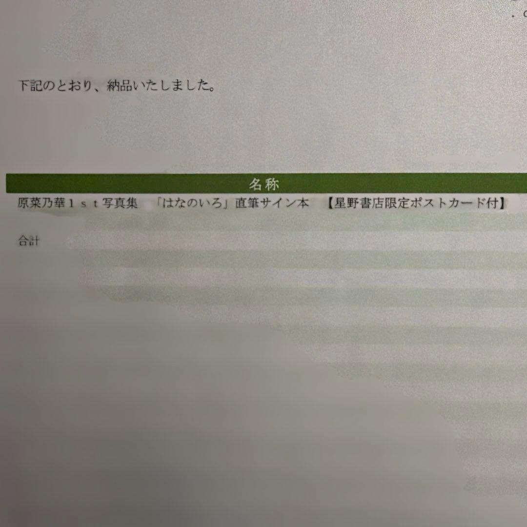 原菜乃華1st写真集 はなのいろ