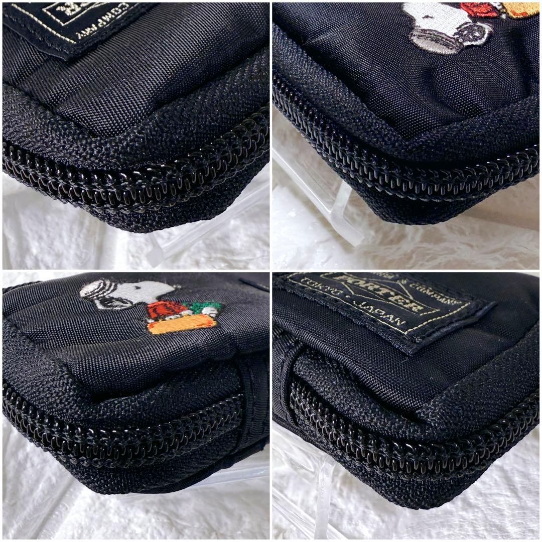 極美品✨JOE PORTER ポーター 吉田カバン スヌーピー キーケース 黒色