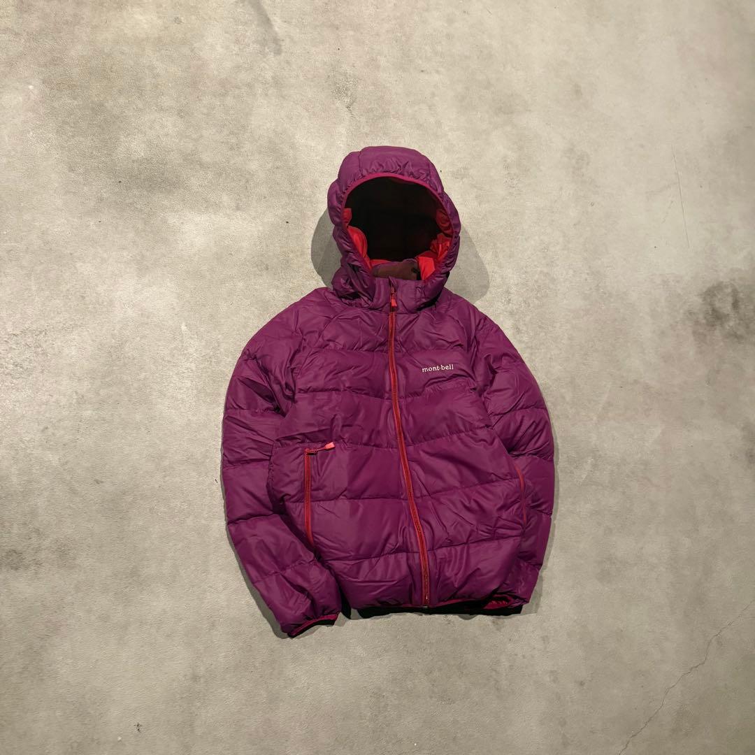 【極美品❗️】mont-bell ダウンジャケットS ピンク　モンベル　160