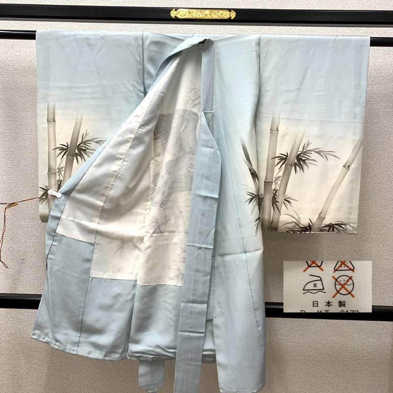 504ay51■お宮参り 男児 祝い着 掛け着 熨斗目 一つ紋 鷹■美品