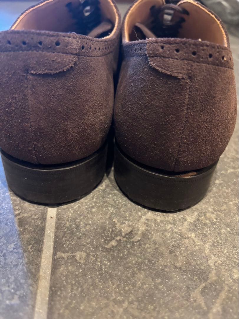 【美品】Church's スエード ウィングチップ 70F New York