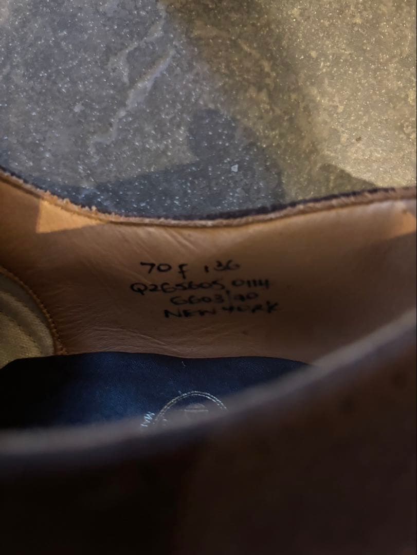 【美品】Church's スエード ウィングチップ 70F New York