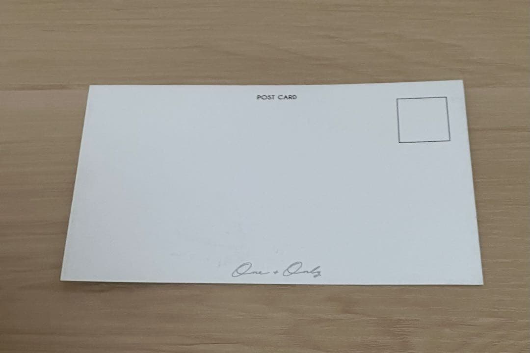 EXILE ATSUSHI 直筆サイン ポストカード ONE&ONLY 非売品