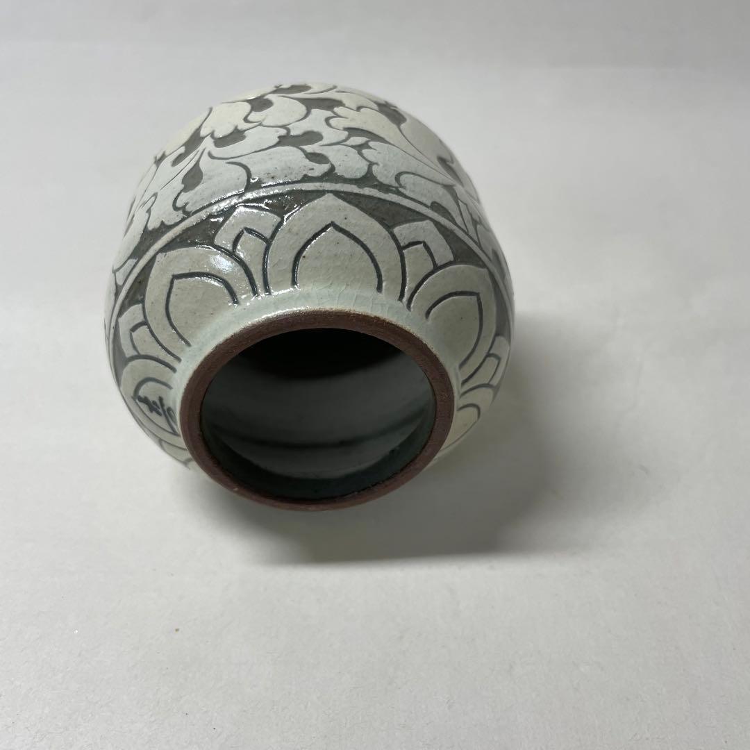 FA38⑨ 奇泉アラベスク風模様茶道具4点セット