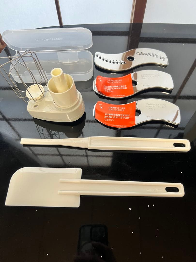 【美品】アムウェイフードプロセッサーケース、レシピ本付 15年製