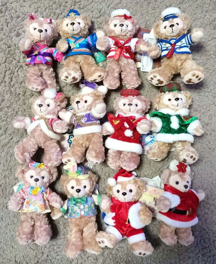 ダッフィー シェリーメイ ぬいぐるみバッジ ディズニー