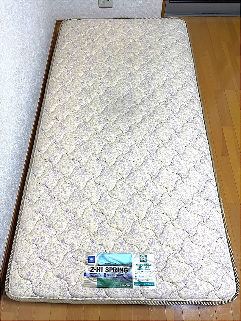 フランスベット シングル マットレス 高密度連続スプリング 高級