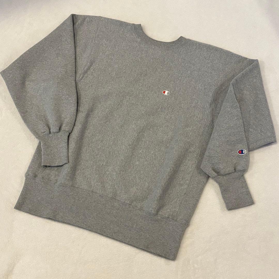 超美品 90s Champion reverseweave ヘザーグレー