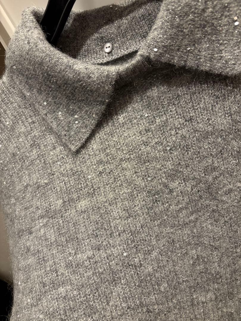 【USAGI ONLINE限定】ペプラムニットミニワンピース