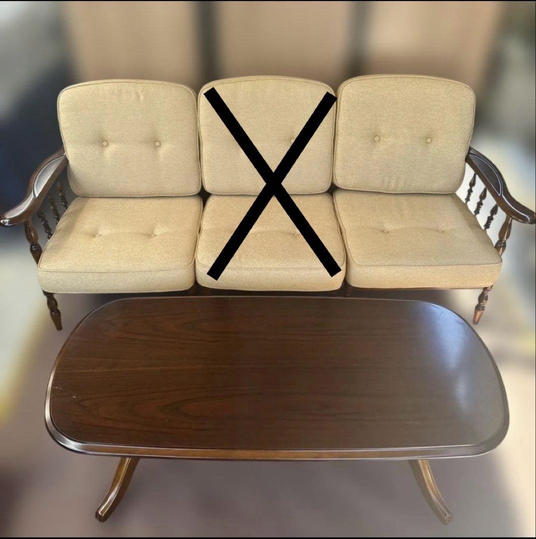 KARIMOKU60 カリモク　チェア　コロニアル　2名掛けソファ