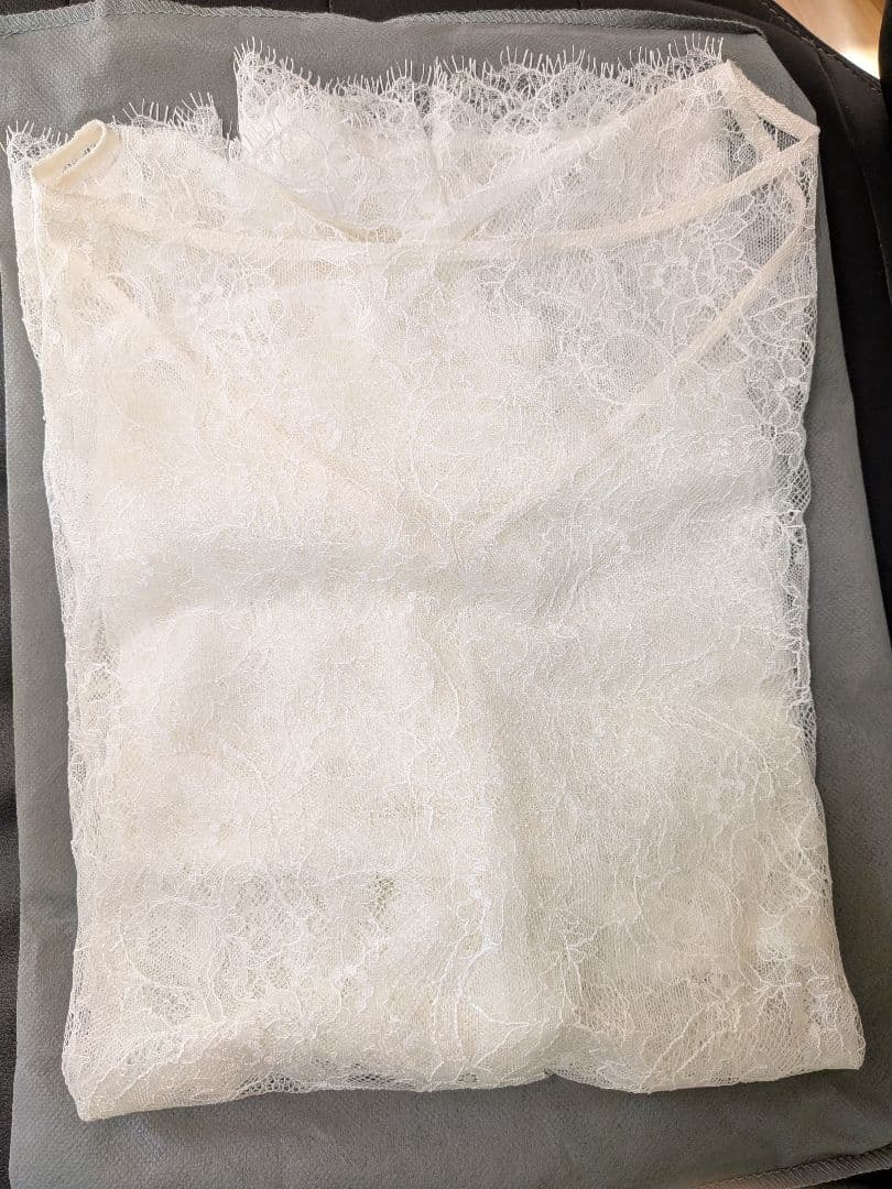 Noble　サラサシアーレースブラウス　ホワイト