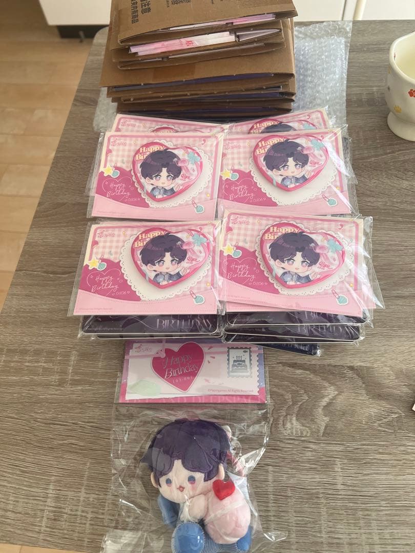 恋と深空　ホムラ　誕生日　バースデー　アクリルスタンド　ぬいぐるみ　缶バッジ