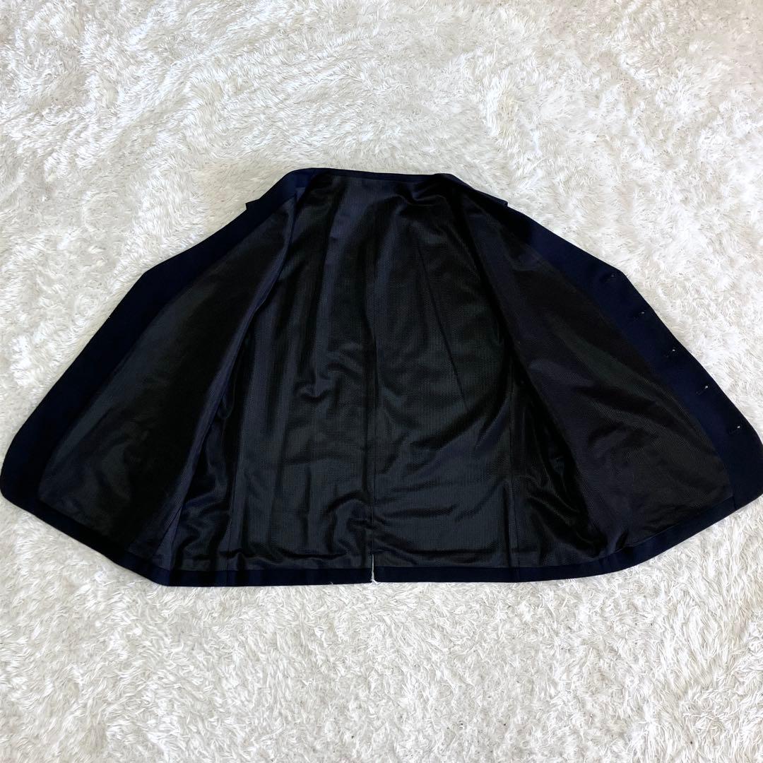 未使用級 デサント ウォッシャブル スーツ 3ピース 高機能繊維 ブラック XL