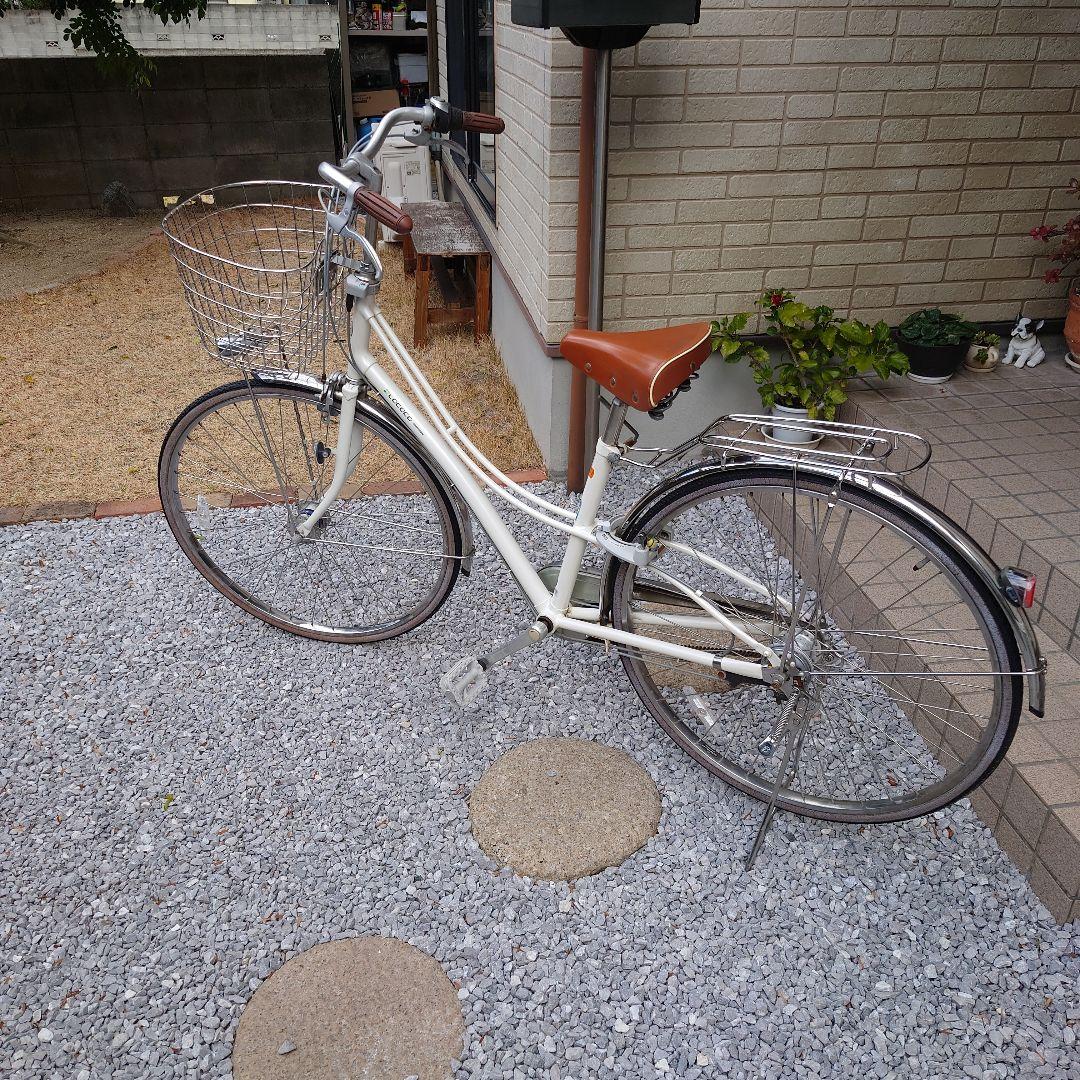 引き取りのみ　LOCOCO シティサイクル ホワイト