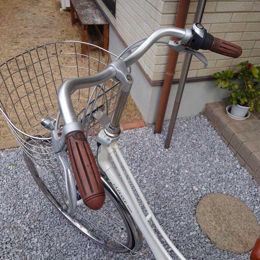 引き取りのみ　LOCOCO シティサイクル ホワイト