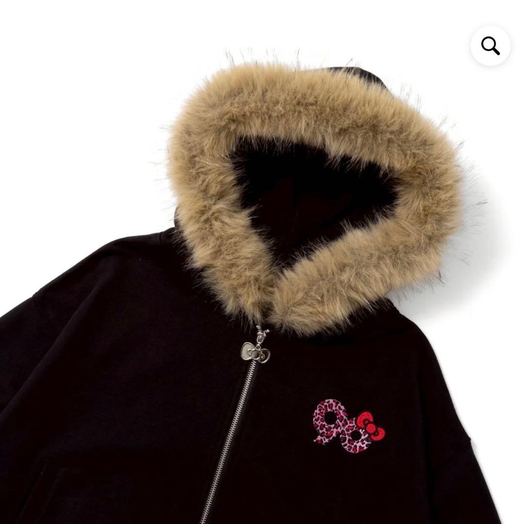 ×HELLO KITTY 90 Logo Fur Zip Mサイズ