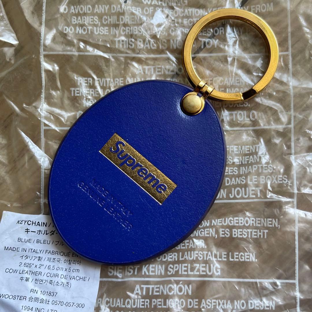 レア　Supreme Guadalupe Leather Keychain