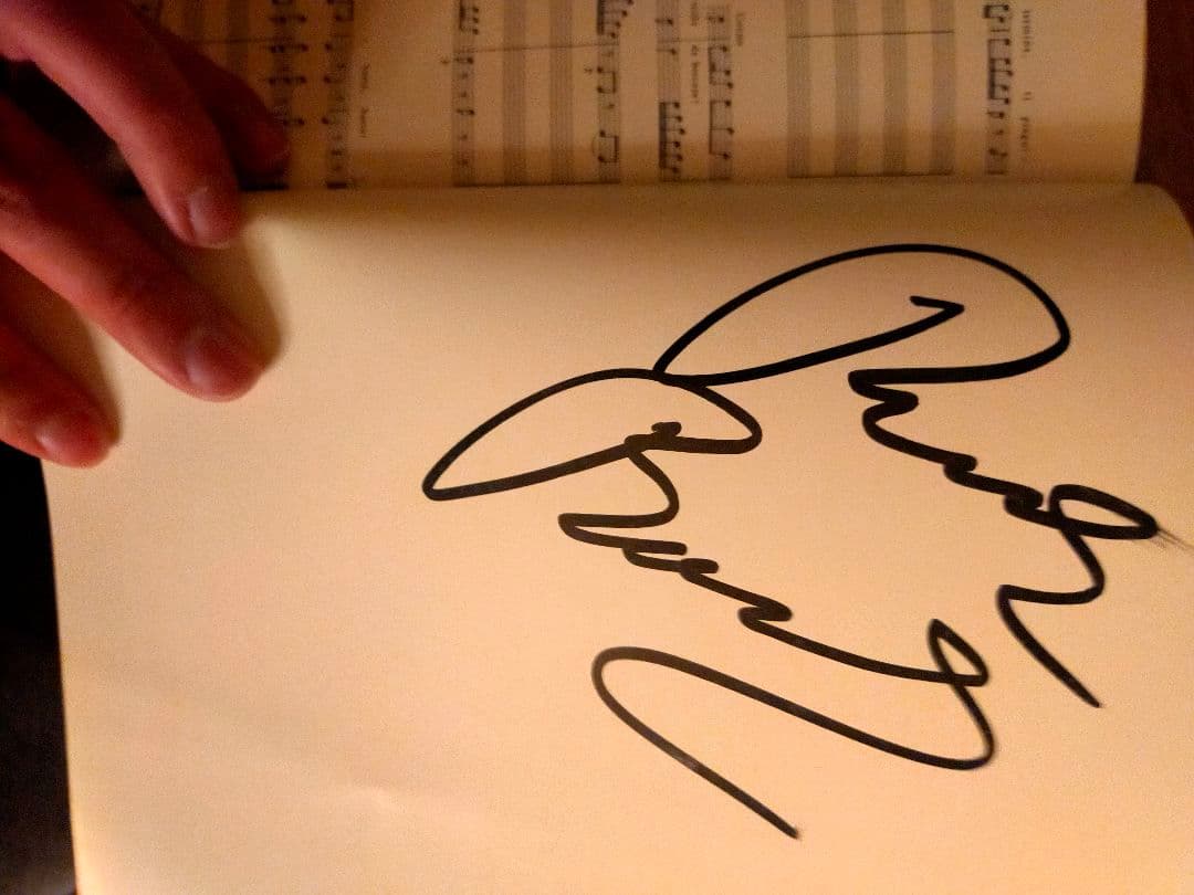 モーツアルトホルン協奏曲スコア【ラデク・バボラークの直筆サイン入り】