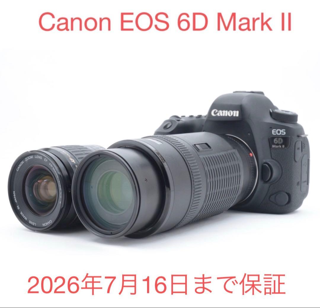 Canon EOS 6D Mark II標準&望遠ダブルレンズセット