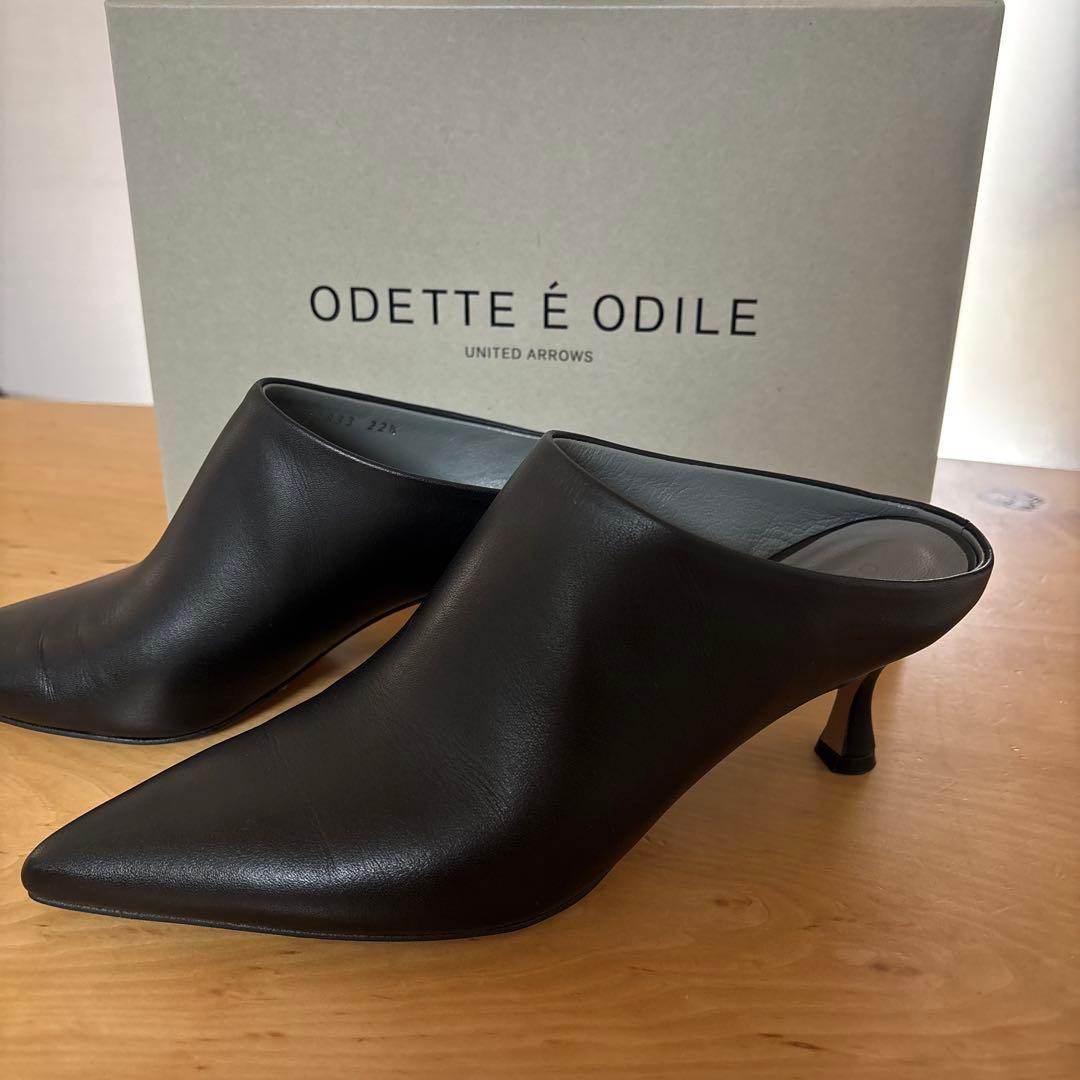 ODETTE E ODILE オデットエオディール ミュール 黒 22.5 新品