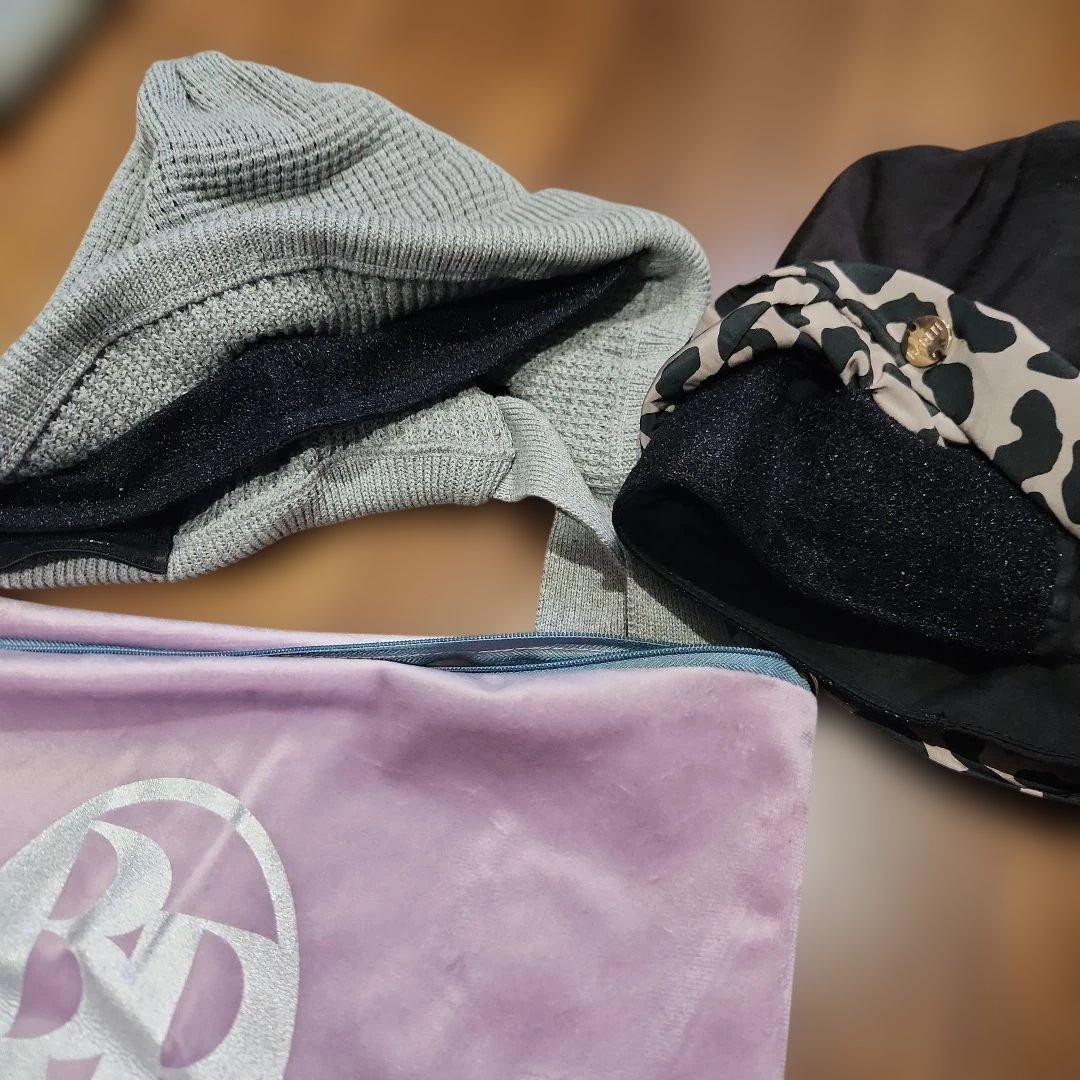 バレンセット　【スカーフハット　ニット帽　前髪ウィッグ】