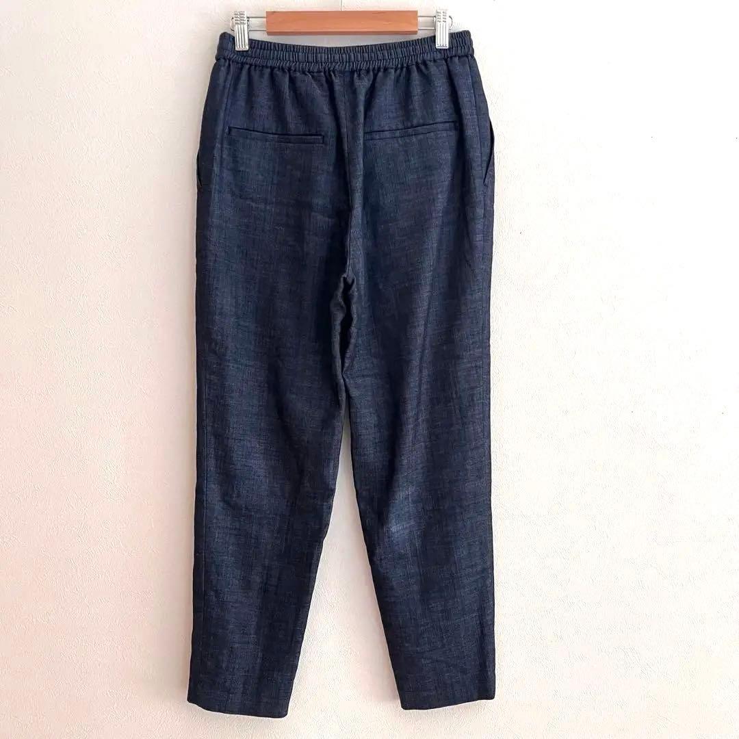 定価2.3万 ビアズリー オックストラックパンツ ウエストゴム 近年 手洗い可