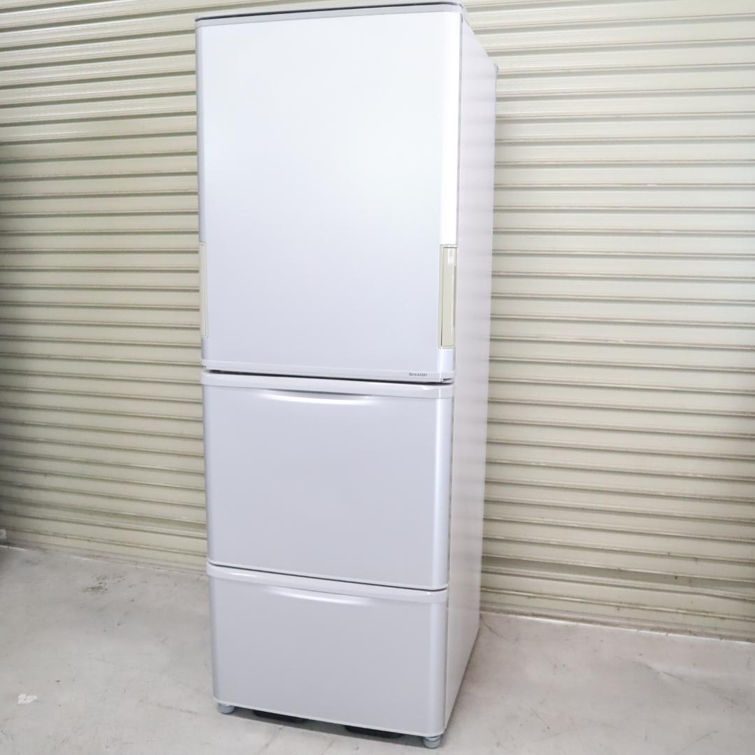 シャープ SHARP 大型冷蔵庫 SJ-W352E-S 350L