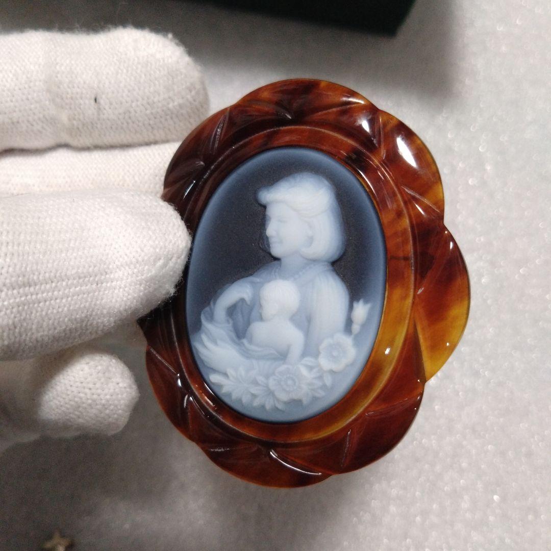 皇太子妃雅子様ご内親王誕生記念 カメオ ペンダントトップ兼ブローチ