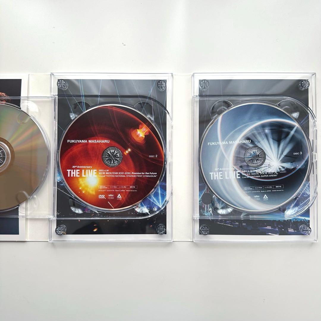 福山雅治「言霊の幸わう夏」「THE LIVE」初回限定盤DVD＆特典セット