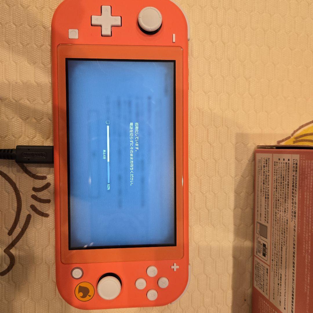 美品　　Nintendo　Switch　Lite　しずえアロハ柄