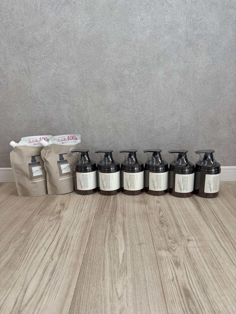 未使用未開封cocone クレイクリームシャンプー8点（6本＋2袋セット）