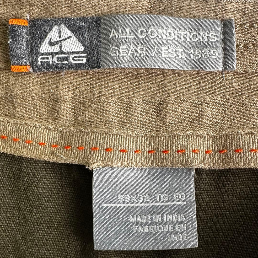 K*i様 00s NIKE ACG ワイド ギミック コットン パンツ W38×