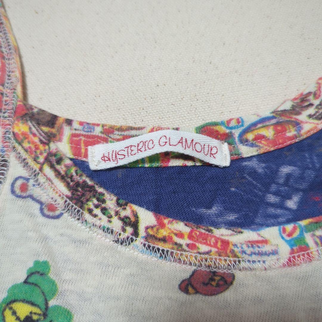 【初期タグ♡人気デザイン】ヒステリックグラマー　ヒスロゴ総柄キャミソール