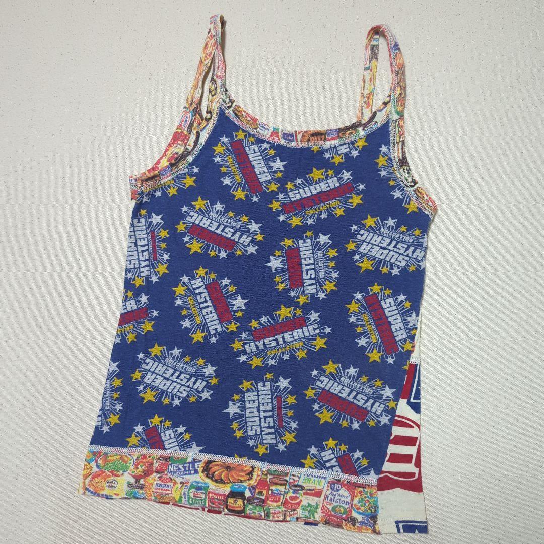 【初期タグ♡人気デザイン】ヒステリックグラマー　ヒスロゴ総柄キャミソール