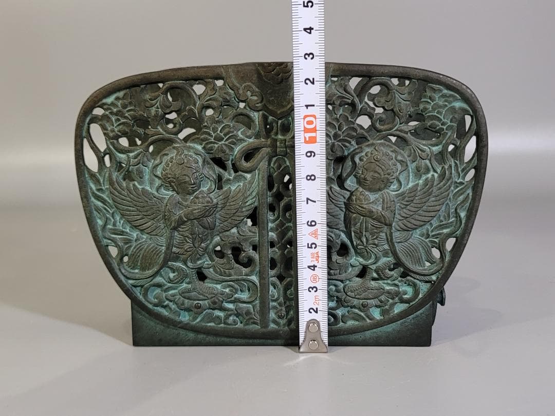 仏教美術 華鬘 引き出し付 経文立 珍品