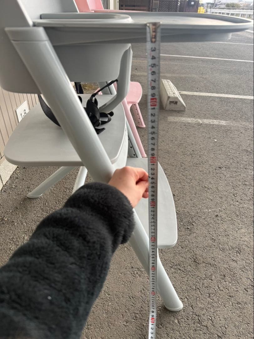 K694 ヤトミ NOVUS ベビーチェア グレー 041023/HC1407