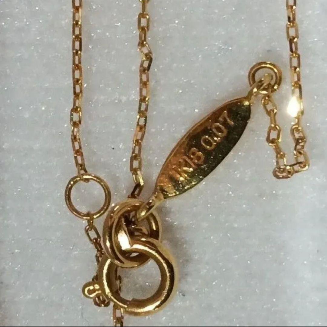 イニシャル AHKAH アーカー ダイヤモンド ネックレス K18