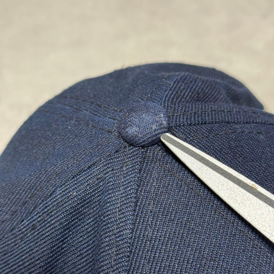 90s ヴィンテージ OLD NIKE ナイキ スナップバックキャップ ネイビー