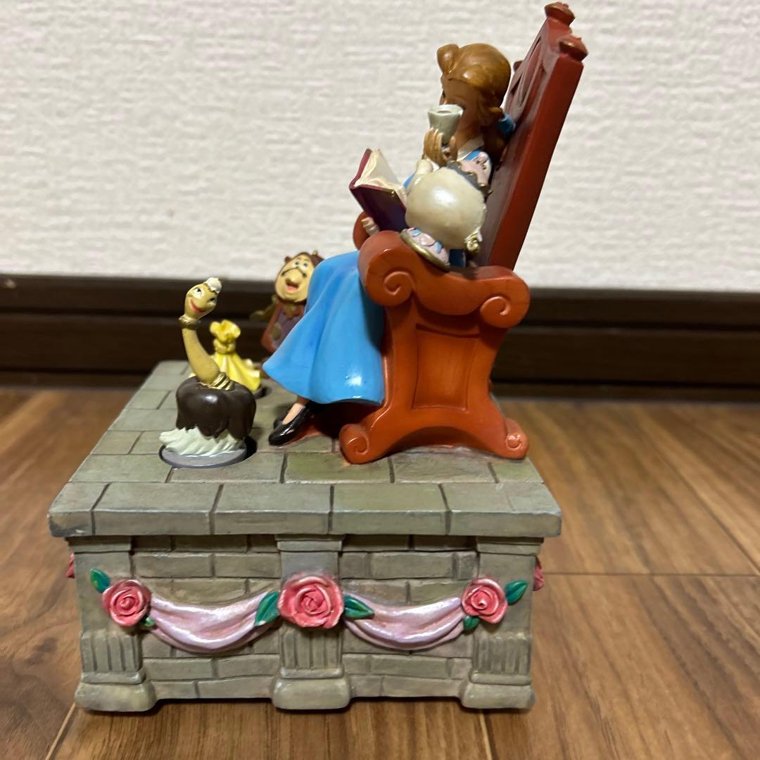 美女と野獣 オルゴール付きフィギュア 陶器