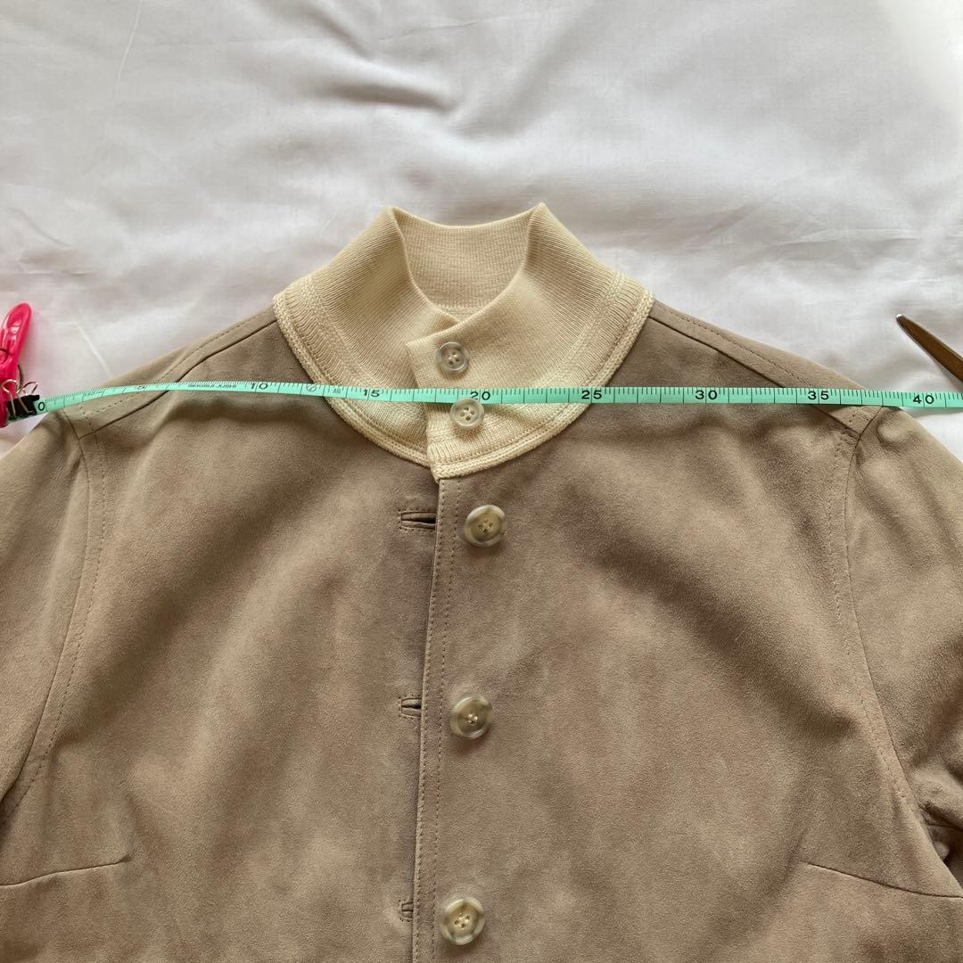 valstar スエード ジャケット ブルゾン　新品　ベージュ　イタリア老舗