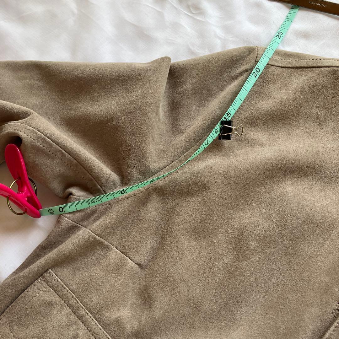 valstar スエード ジャケット ブルゾン　新品　ベージュ　イタリア老舗