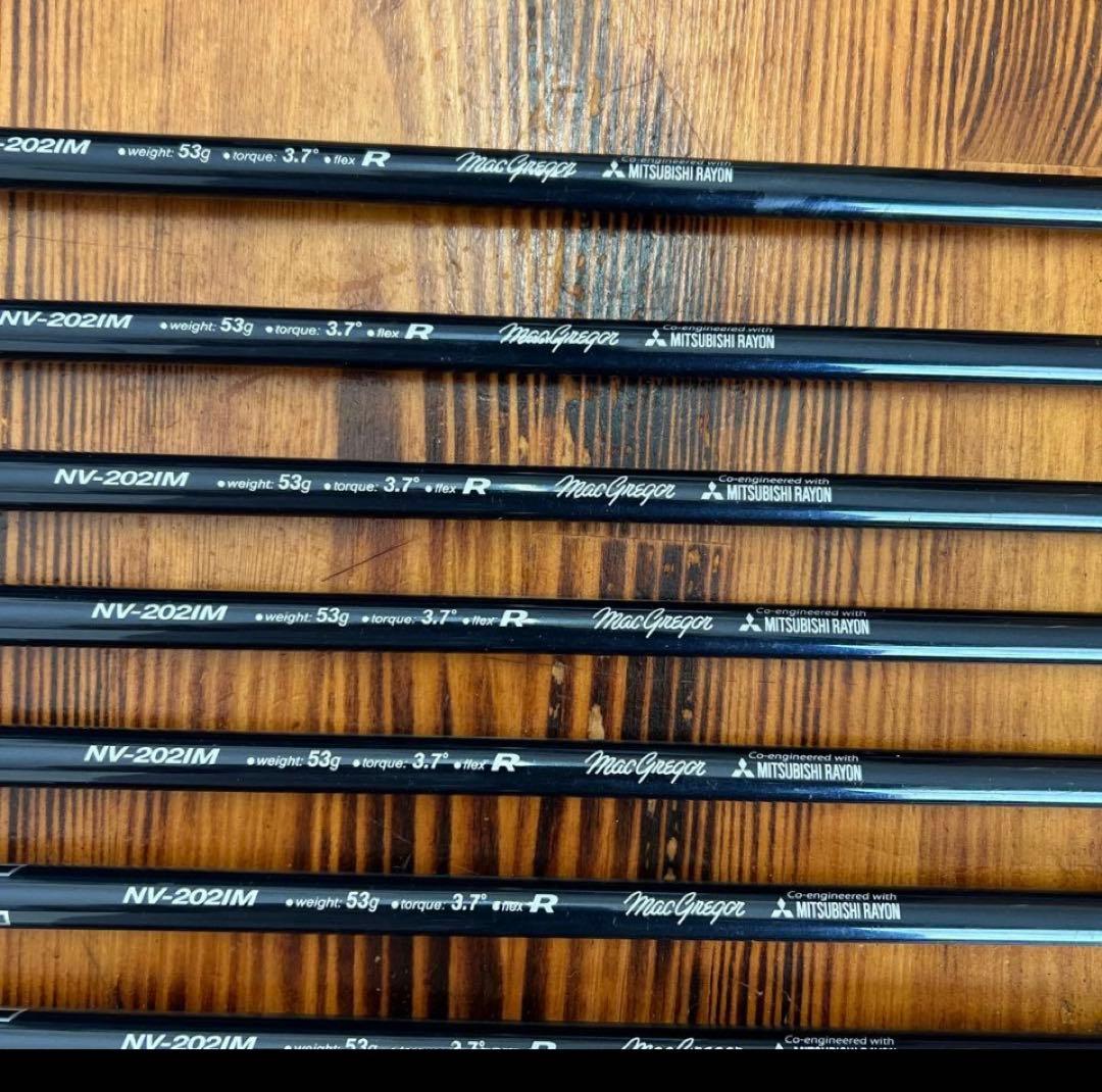 etmnic キャディーバッグ マックレガー　アイアン7本　ツアーステ-ジ　DW