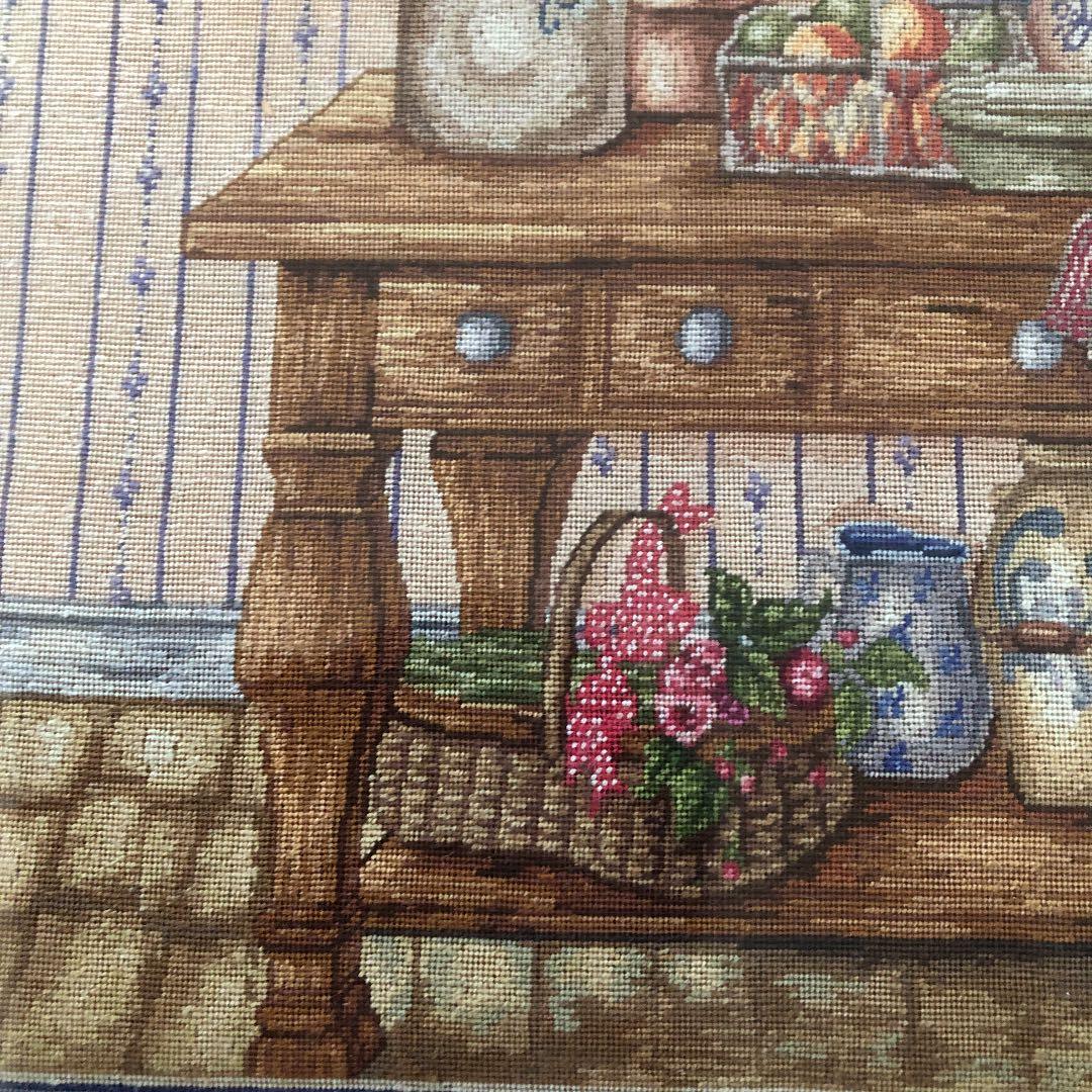 カントリー調　刺繍絵