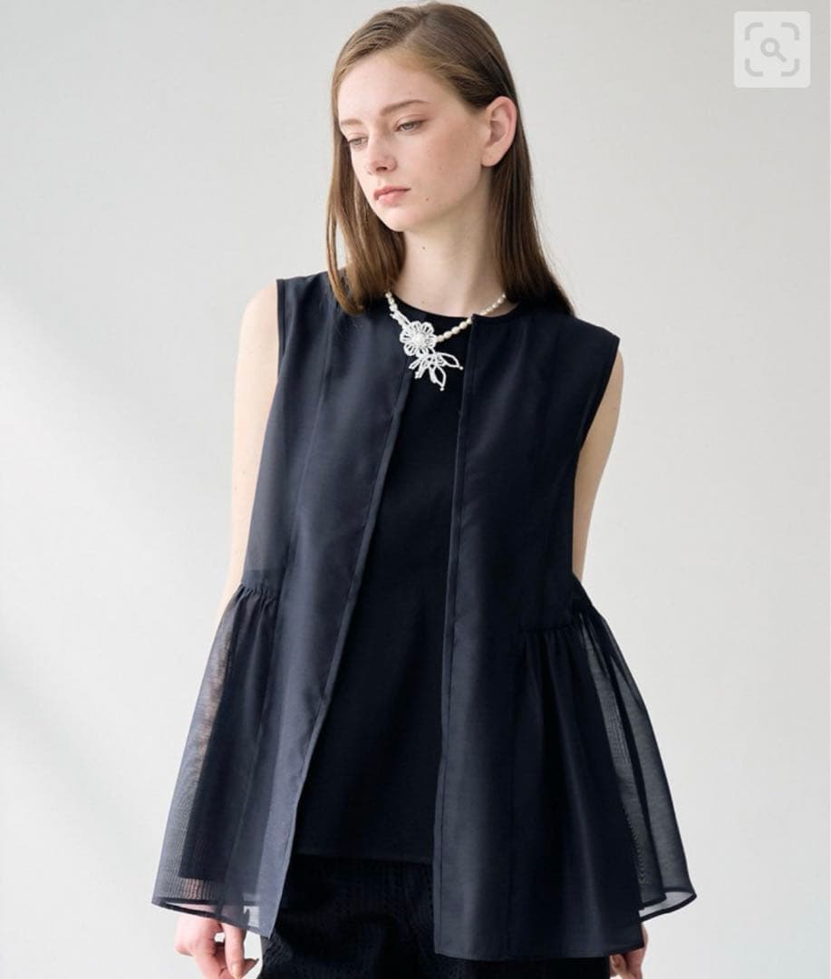 アナイ　オーガンぺプラムギャザージレ