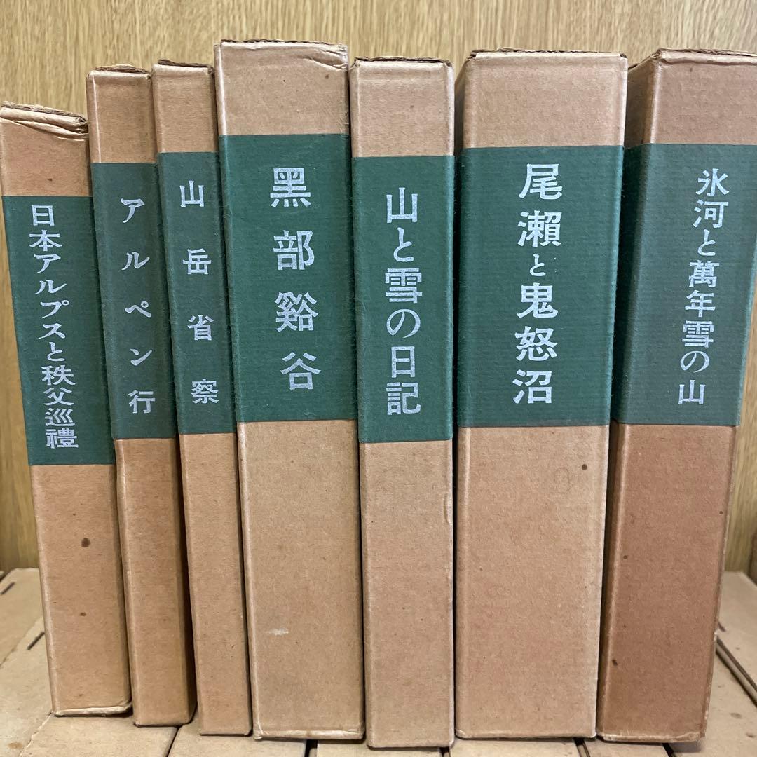 日本山岳会　覆刻日本の山岳名著　保護函シリーズ