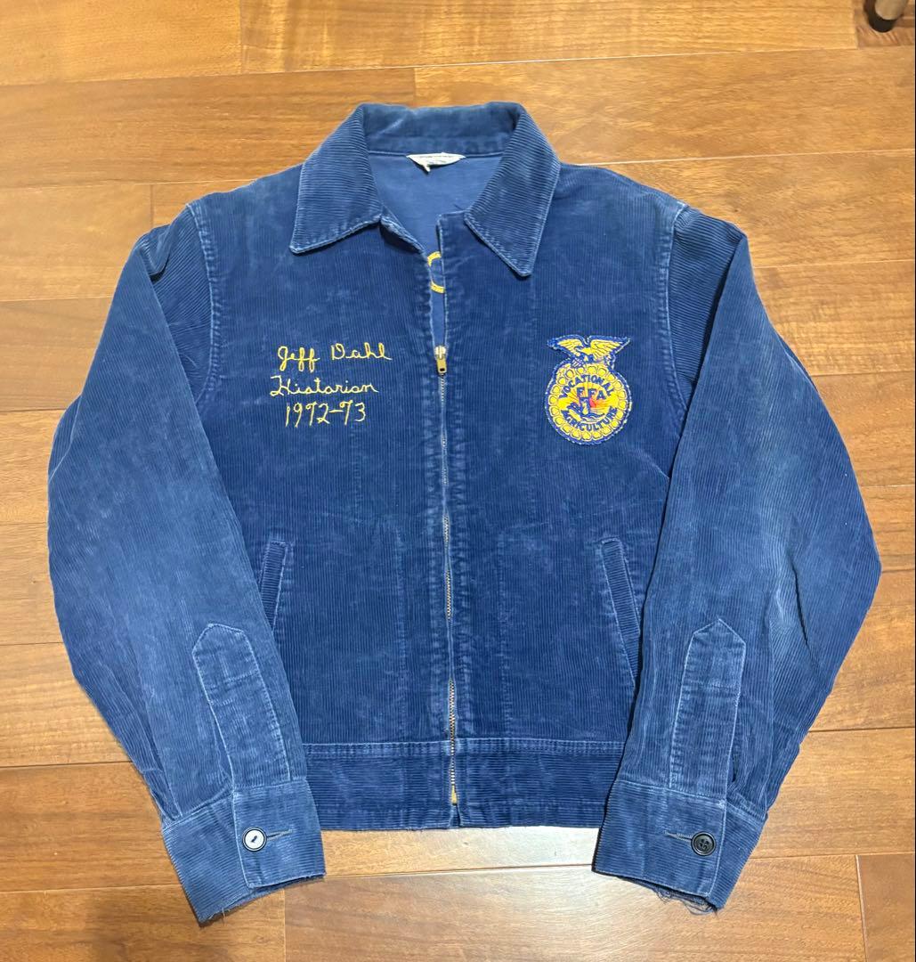 50s~ FFAジャケット　三角タグ　ヴィンテージ　棒TALONジップ