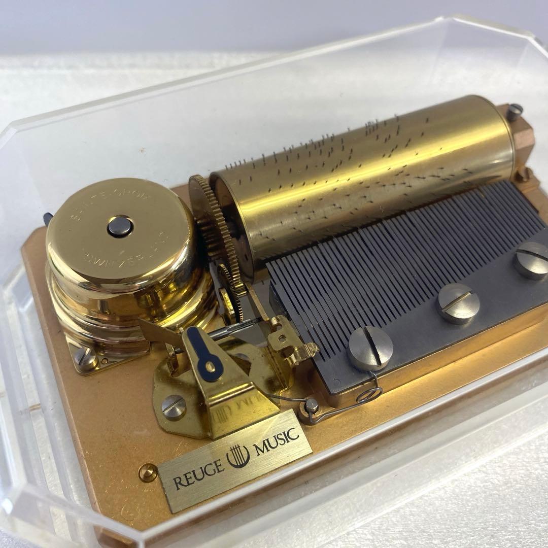 REUGE オルゴール 50弁 スイス アクリルケース