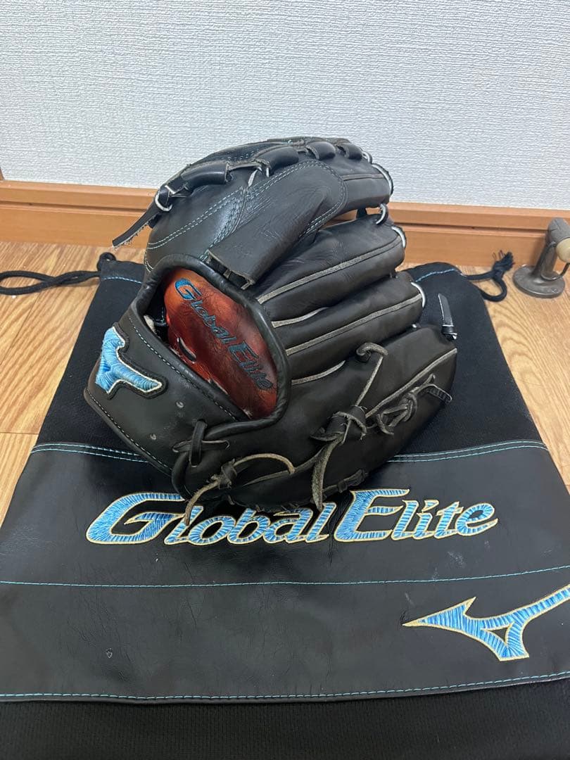 ミズノ グローバルエリート 硬式 投手用グローブ ダイバーシティーブルー