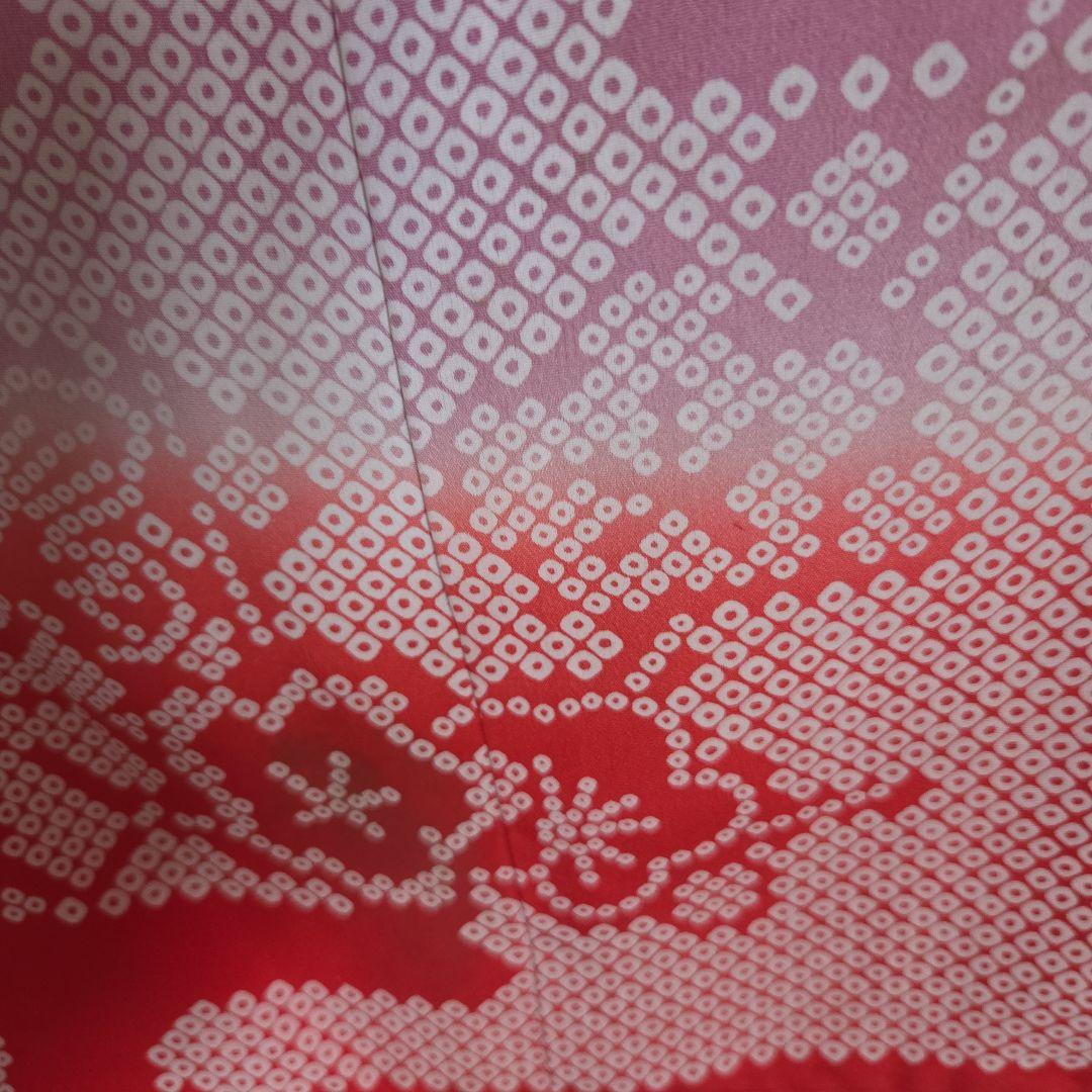 No51　正絹　女の子お祝い着物　産着　長襦袢付き　七五三