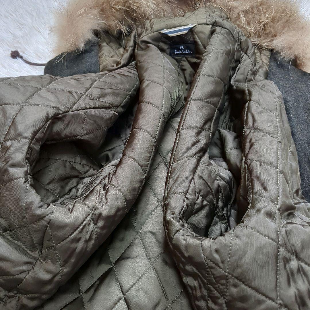 ポールスミス paul smith カシミア モッズコート M モスグリーン